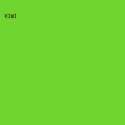 71D52F - Kiwi color image preview