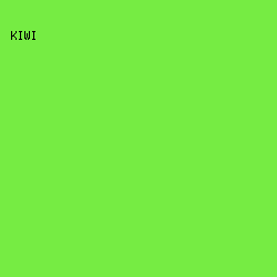 76EC43 - Kiwi color image preview