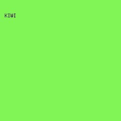 81F456 - Kiwi color image preview