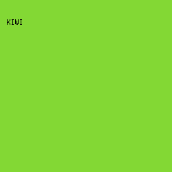 83D834 - Kiwi color image preview