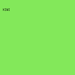 83E85A - Kiwi color image preview