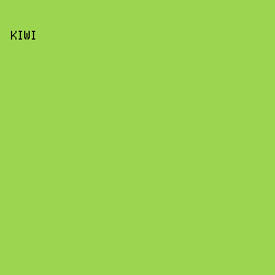 9CD54F - Kiwi color image preview