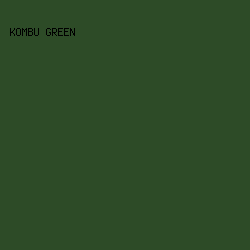 2D4B27 - Kombu Green color image preview