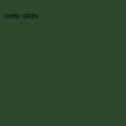 2E482E - Kombu Green color image preview