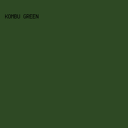 2E4924 - Kombu Green color image preview