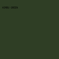 2F3E25 - Kombu Green color image preview
