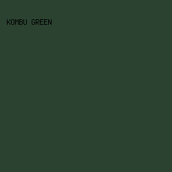 2b4230 - Kombu Green color image preview