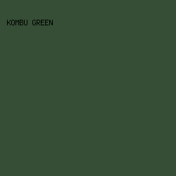 354e35 - Kombu Green color image preview