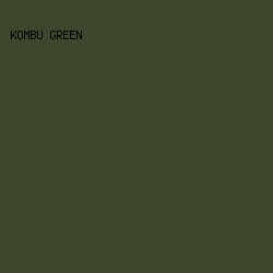 3C472E - Kombu Green color image preview
