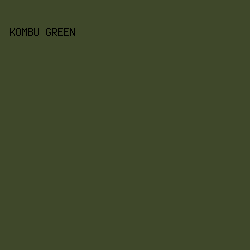 3F482A - Kombu Green color image preview