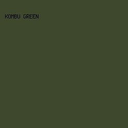3d482c - Kombu Green color image preview