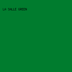 007c2e - La Salle Green color image preview