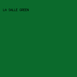 0B6A2C - La Salle Green color image preview