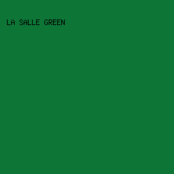 0D7636 - La Salle Green color image preview
