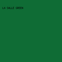 0F6C35 - La Salle Green color image preview