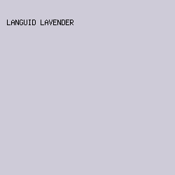 CECBD8 - Languid Lavender color image preview