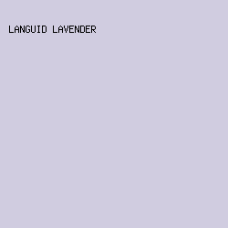 D0CCE0 - Languid Lavender color image preview