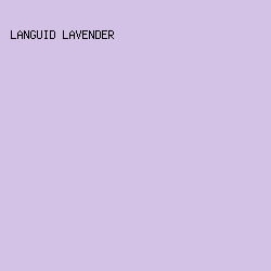 D4C1E6 - Languid Lavender color image preview