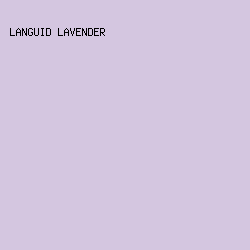 D4C6E0 - Languid Lavender color image preview