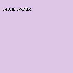 DEC6E8 - Languid Lavender color image preview