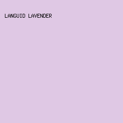 DFC8E4 - Languid Lavender color image preview