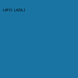 1a74a3 - Lapis Lazuli color image preview