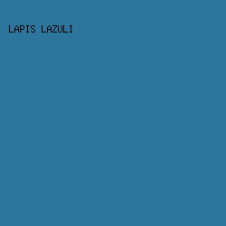 2C769E - Lapis Lazuli color image preview