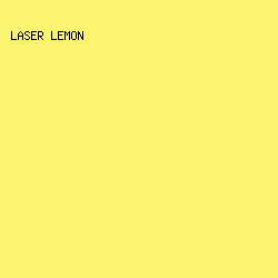 fcf46e - Laser Lemon color image preview