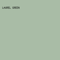 A9BCA6 - Laurel Green color image preview