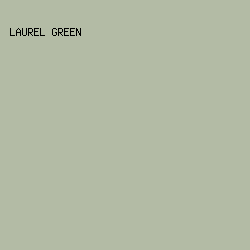 B3BBA5 - Laurel Green color image preview