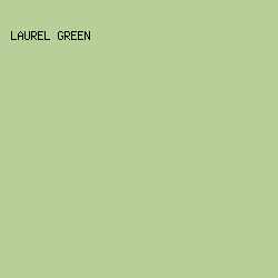 B7CF99 - Laurel Green color image preview
