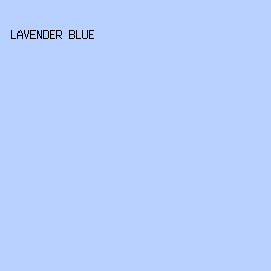 B8D1FF - Lavender Blue color image preview