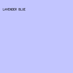 C2C5FF - Lavender Blue color image preview