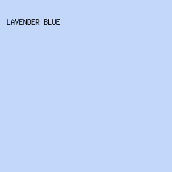 C3D7FB - Lavender Blue color image preview