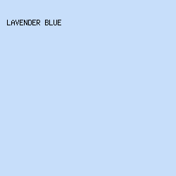 C7DEFA - Lavender Blue color image preview
