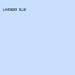 C8E0FD - Lavender Blue color image preview