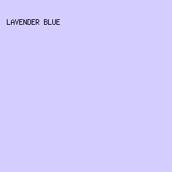 D4CDFF - Lavender Blue color image preview