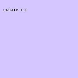 D5C6FF - Lavender Blue color image preview