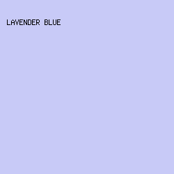 c8caf7 - Lavender Blue color image preview
