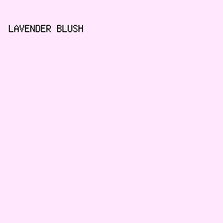 FFE7FD - Lavender Blush color image preview