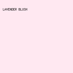 FFE8F1 - Lavender Blush color image preview