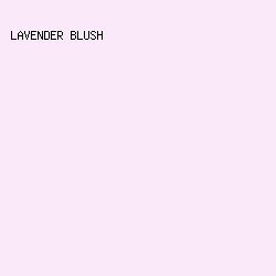 fae9f8 - Lavender Blush color image preview