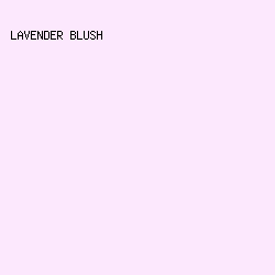 fce8fd - Lavender Blush color image preview