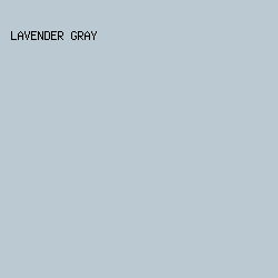 BBC9D2 - Lavender Gray color image preview