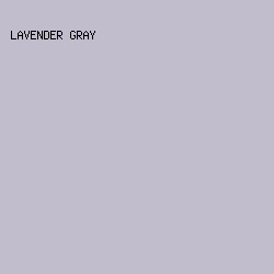 C1BDCC - Lavender Gray color image preview