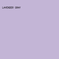 C3B5D6 - Lavender Gray color image preview