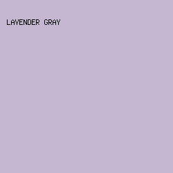 C5B6D2 - Lavender Gray color image preview