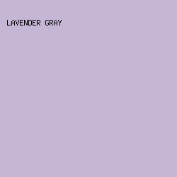 C6B6D6 - Lavender Gray color image preview