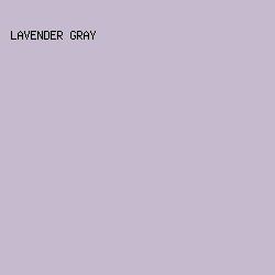 C6BACF - Lavender Gray color image preview
