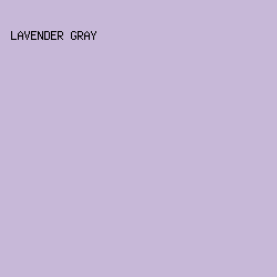 C7B8D8 - Lavender Gray color image preview